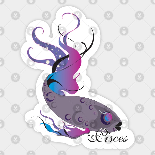 Starlight Pisces Sticker by The Cuban Witch